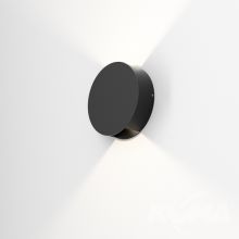 Ledpoint round kinkiet zewnętrzny góra/dół 6W 3000K czarny